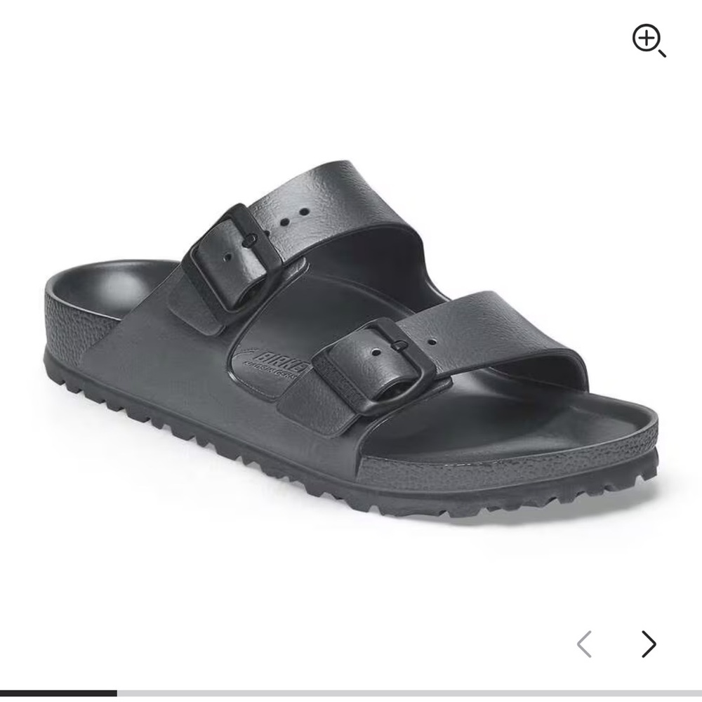 Birkenstock women Arizona essential Classic Double Strap Eva Sandals Gray sz M11 - Picture 1 of 14